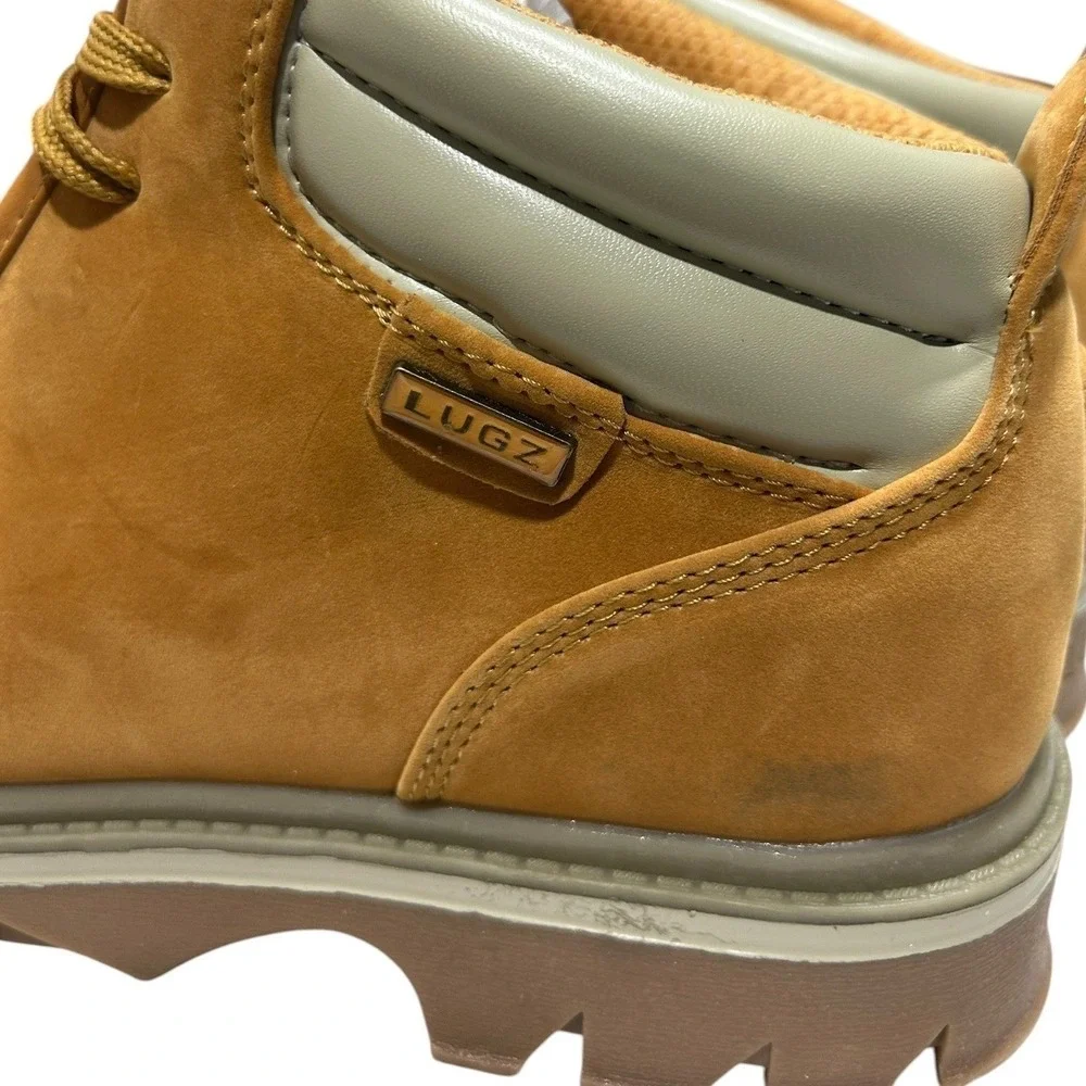 Lugz Pathway  Golden Wheat Cream Gum Moc Toe Boots Mens workwear utility